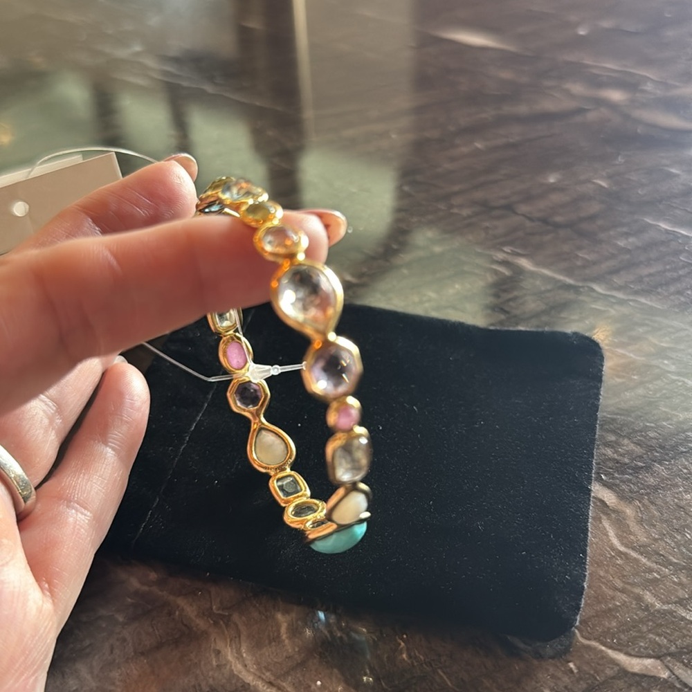 Ippolita Gold Rock Candy Gelato Bangle Multi size 1 - Picture 4 of 5